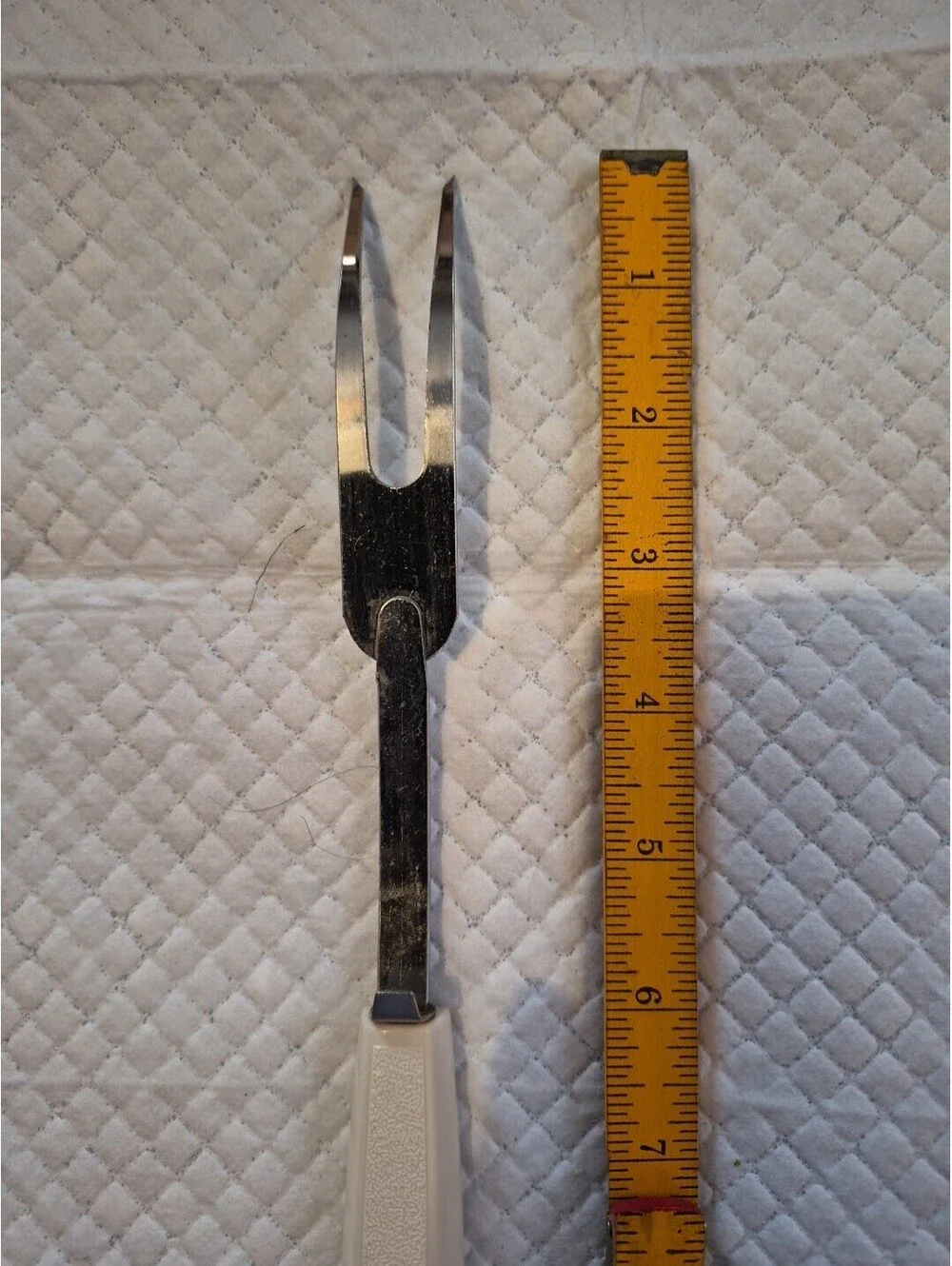 VINTAGE EKCO MEAT SERVING COOKING FORK UTENSIL